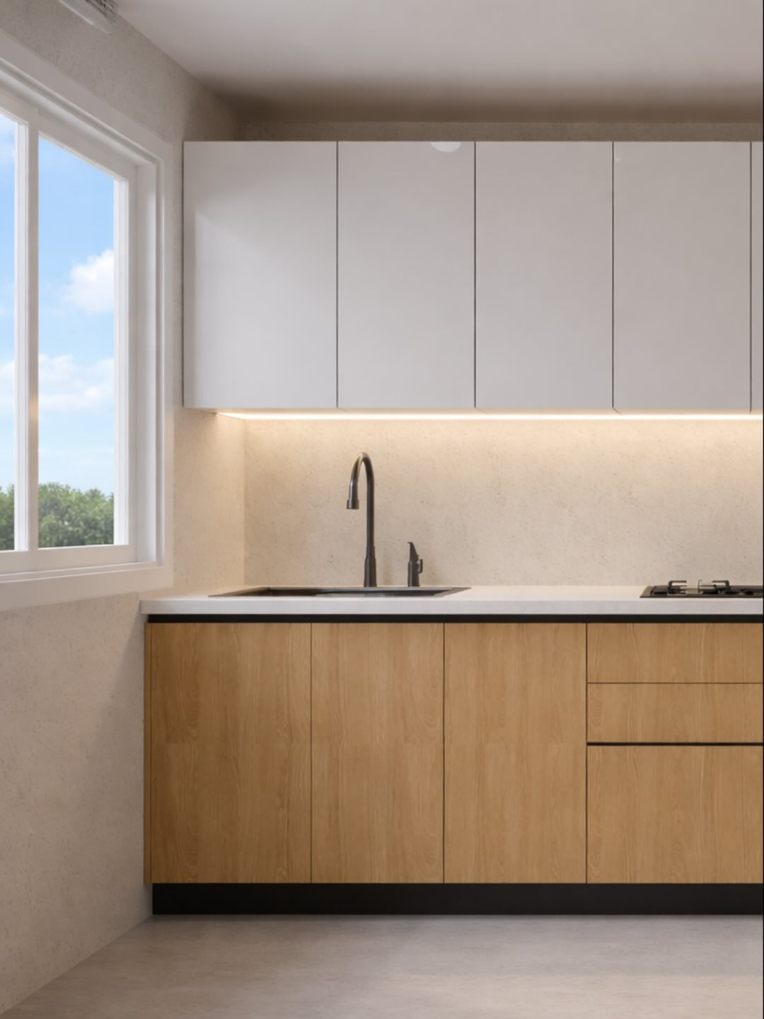 Remodelación de cocina, vista 1